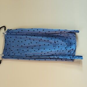 Zara Silky Wrap Midi Skirt with Slit